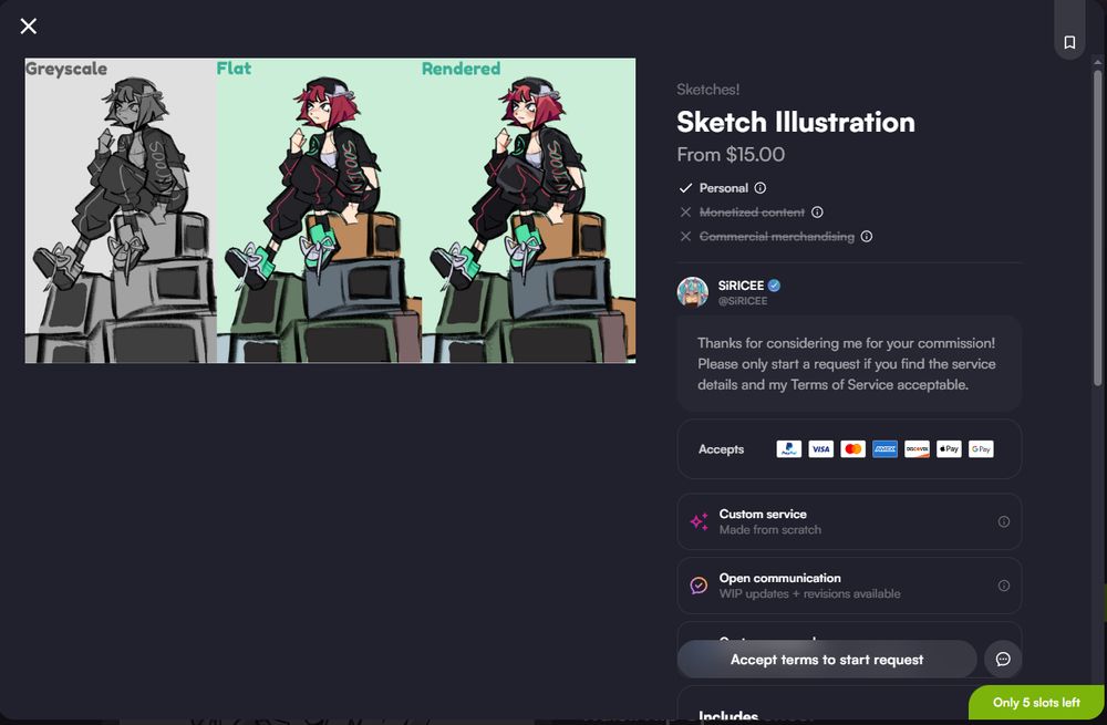 vgen page of sketch illustration!