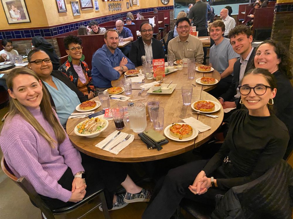 Dinner with several folks from UNC at ASBMB