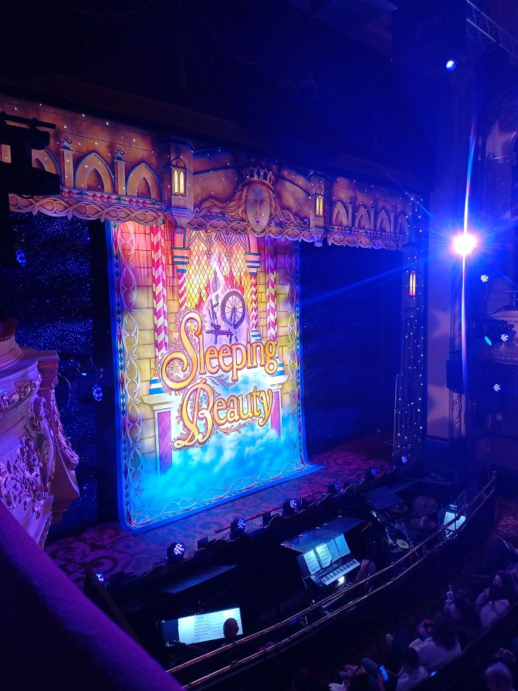 Sleeping beauty opening scene at Darlington hippodrome