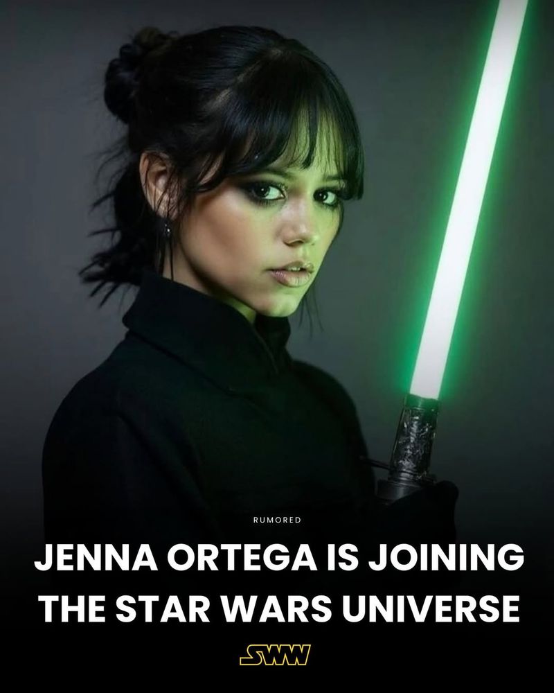 Rumeurs : Jenna Ortega, l'actrice de la série "Mercredi" serait envisagée pour un rôle majeur dans un prochain projet Star Wars (SWW)