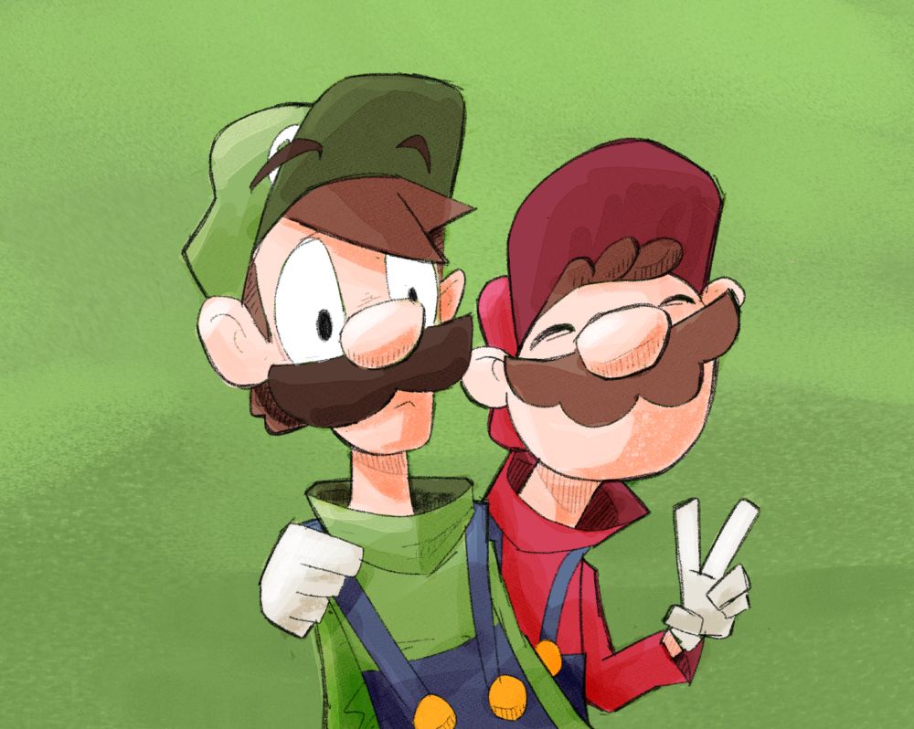 Mario and Luigi sketch