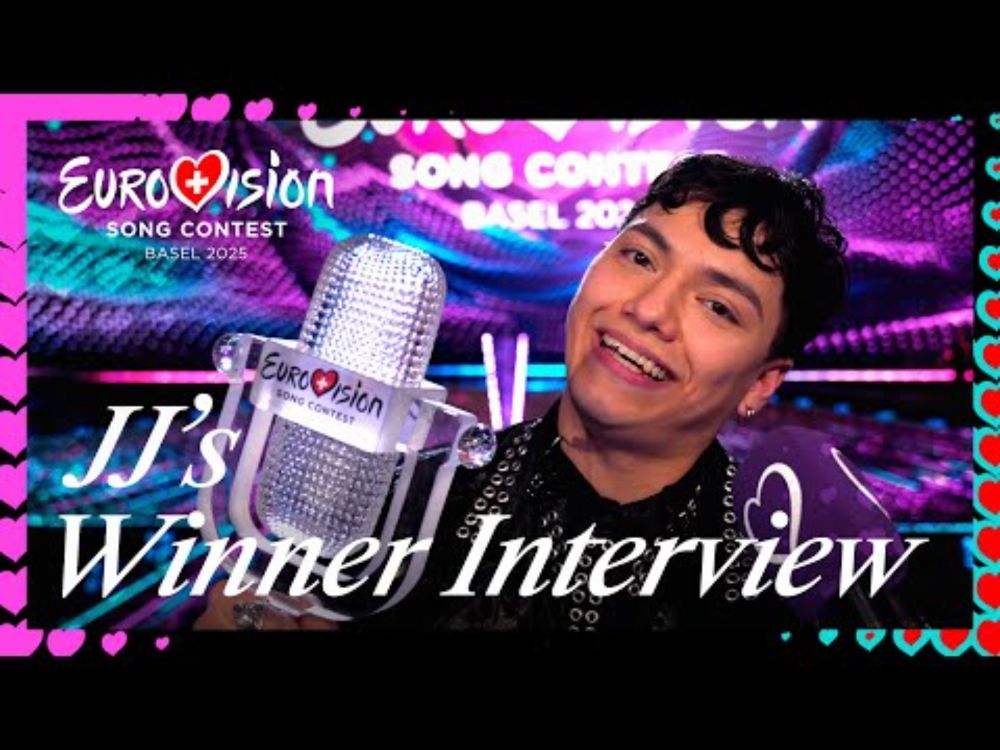 Winner’s Interview: JJ - Wasted Love ✨ | Austria 🇦🇹 | Eurovision 2025