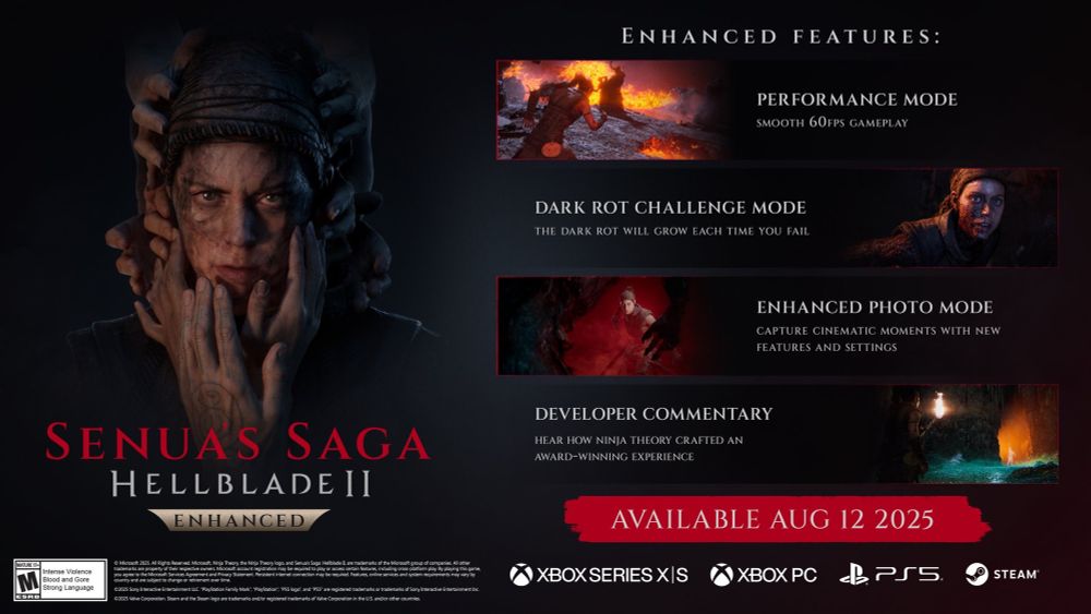 Vignette d’infos sur la version Enhanced de Hellblade 2