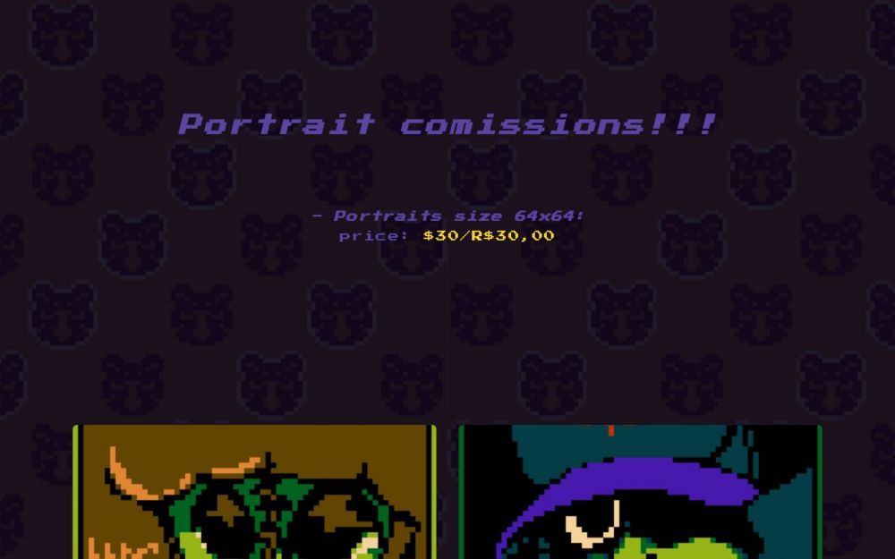 pixel portrait comissions