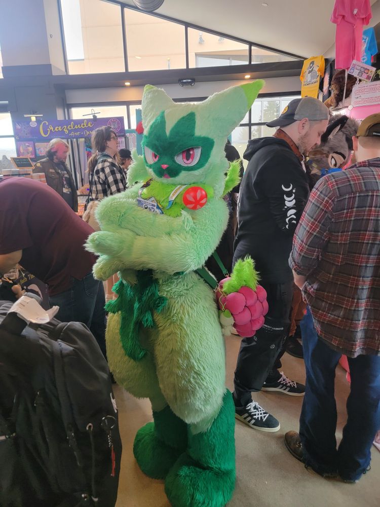 Vulpixel at MCFC posing in the dealer's den.