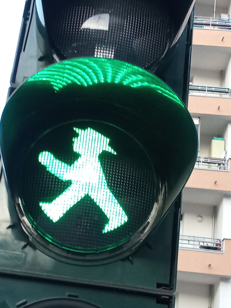 Ampelmann vert 