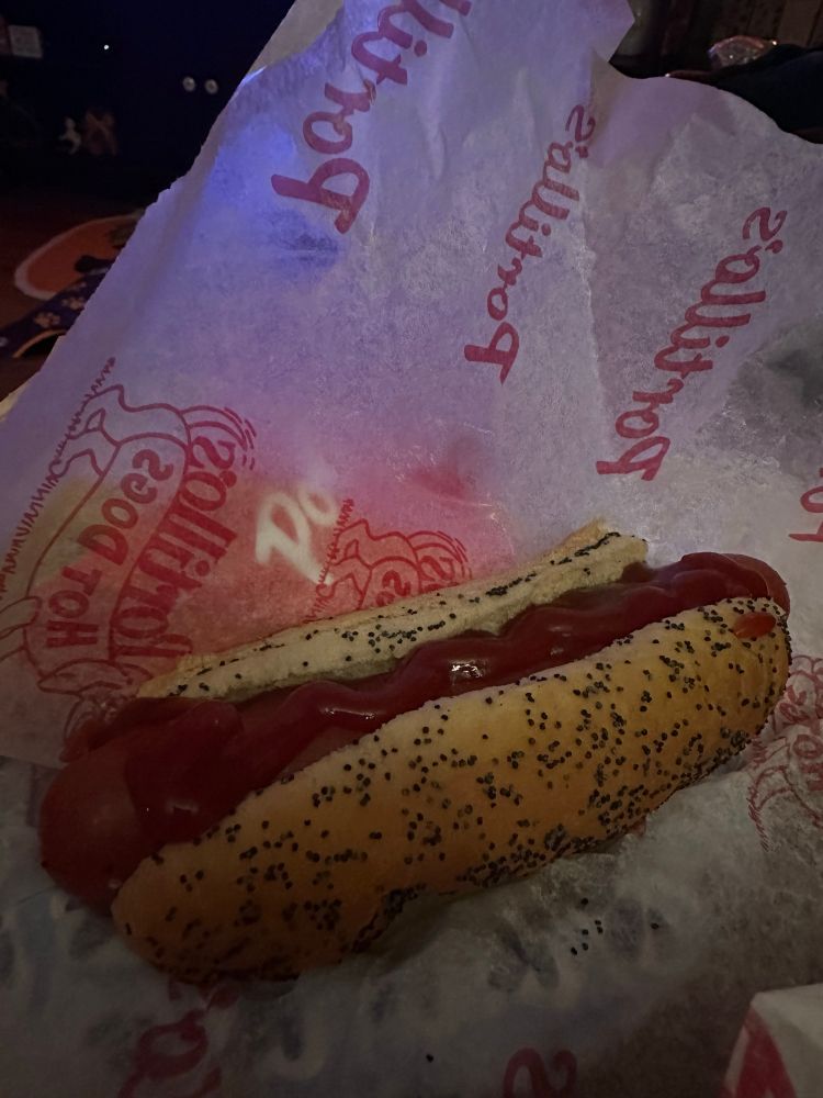 Portillos hot dog woth KETCHUP