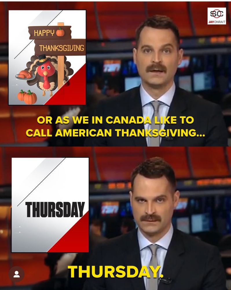 Or as we in Canada like to call American Thanksgiving… Thursday.  