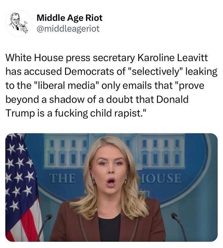 KKKaroline is defending pedophile Trump