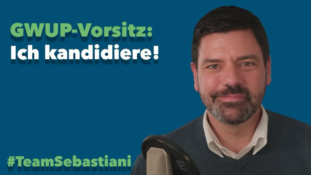 Kandidatur um den GWUP-Vorsitz