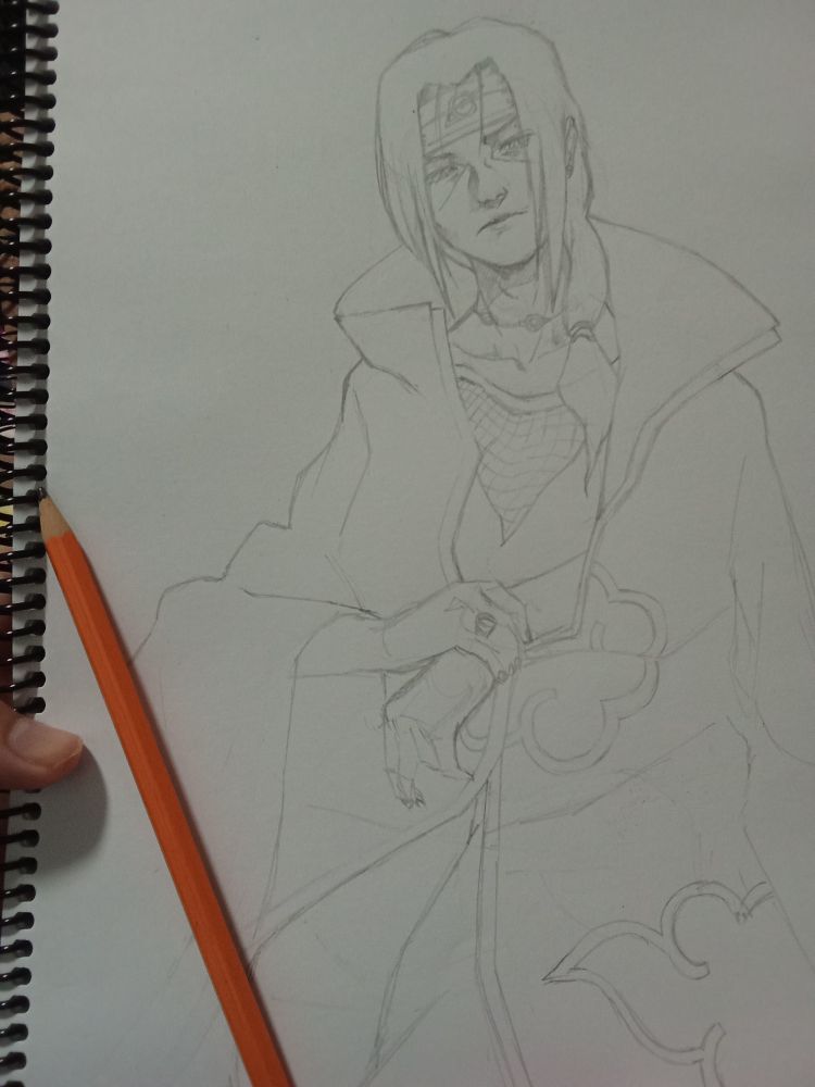 Early pencilled version.