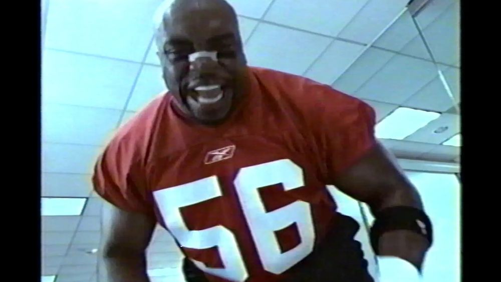 Picture of Terry Tate, office linebacker, from old Super Bowl ad