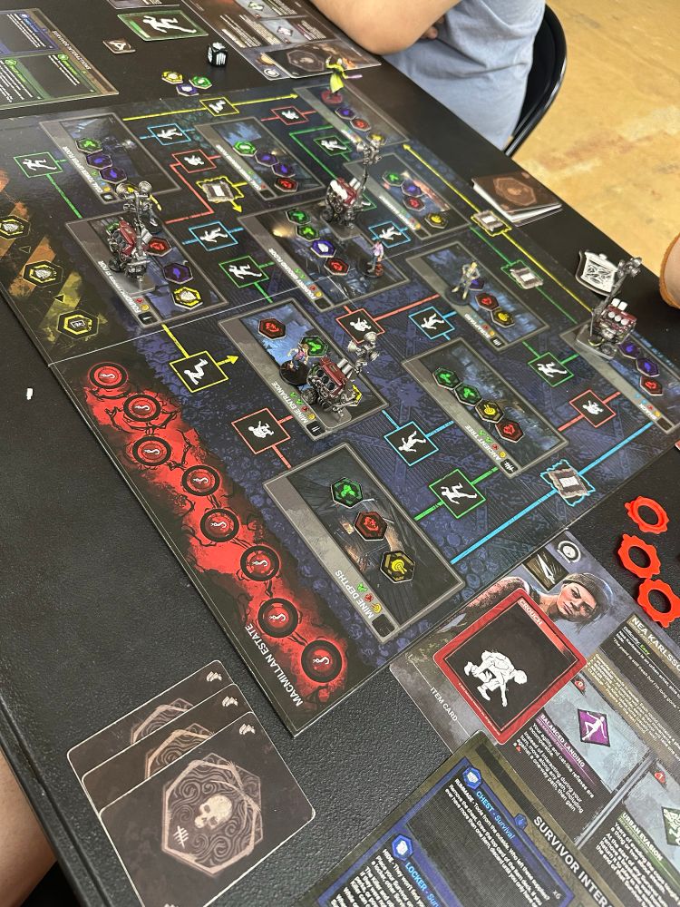 Dead by Daylight board game is just like the normal game with 4 v 1.