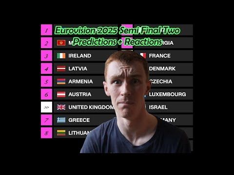 Eurovision 2025 Semi Final 2 - Running Order Predictions + Initial Reactions