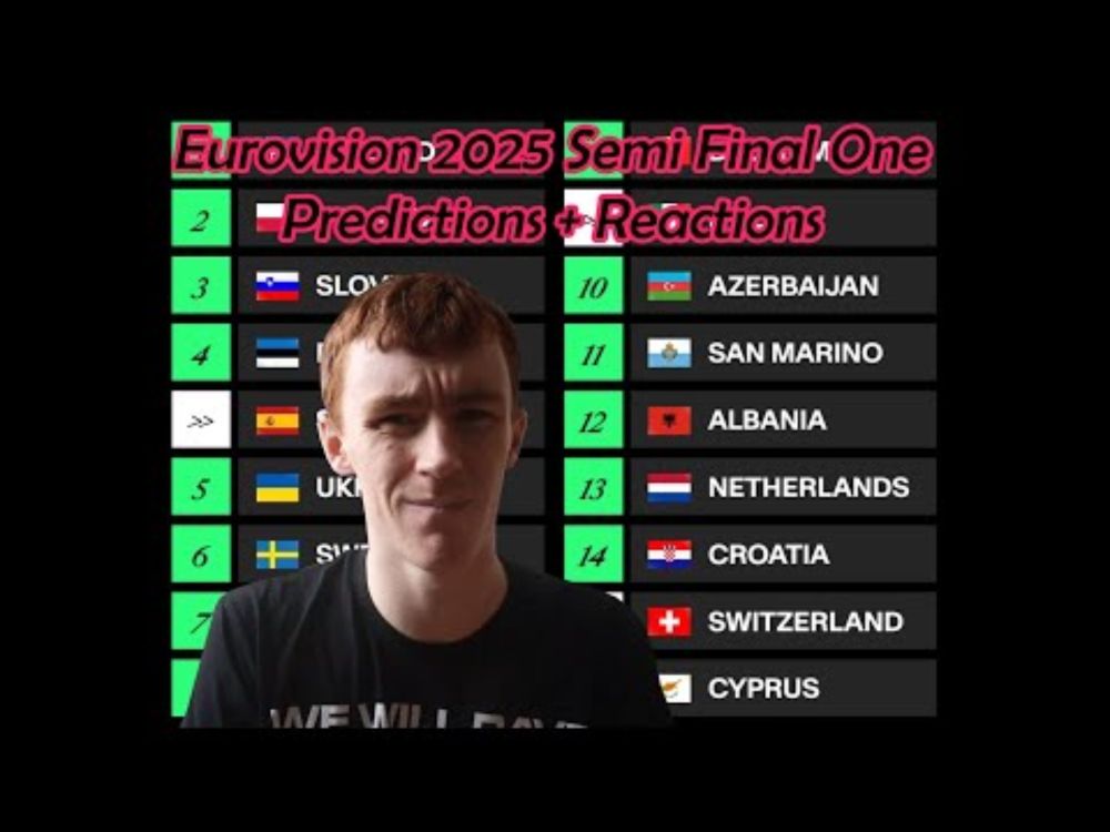 Eurovision 2025 Semi Final 1 - Running Order Predictions + Initial Reactions