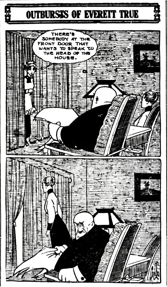 OUTBURSTS OF EVERETT TRUE

THERE'S SOMEBODY AT THE FRONT DOOR THAT WANTS TO SPEAK TO THE HEAD OF THE HOUSE 