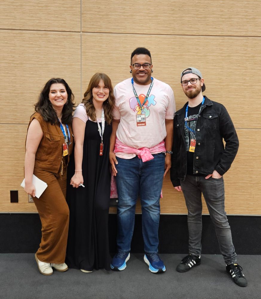 Group shot of me with the cast of the Slow Burn Podcast 