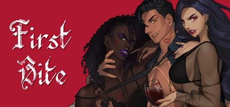 Three basically naked vampires, one is black and androgynous with gorgeous curls, one is tan, dark hair with scars, and a pale raven haired lady. They're covered in lipstick prints and blood, and looking at the viewer lasciviously. 