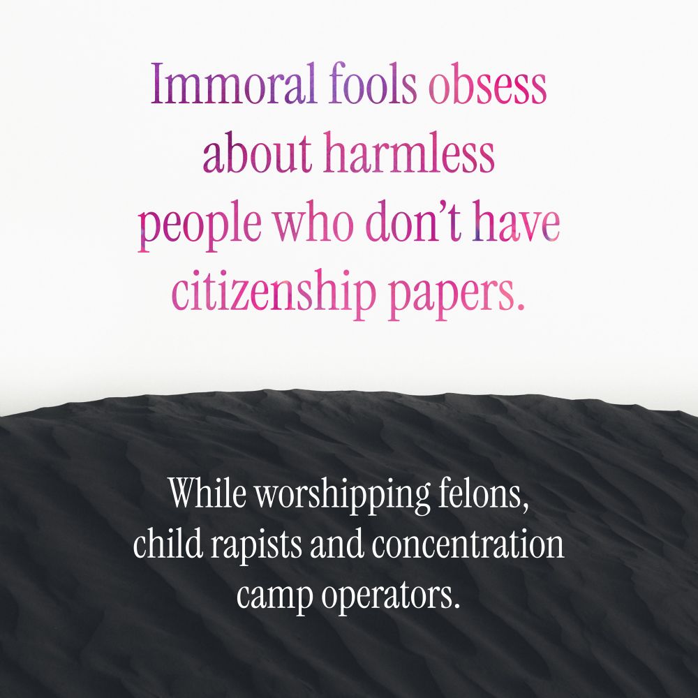 Fools worry about citizenship while supporting vile violent fascists.