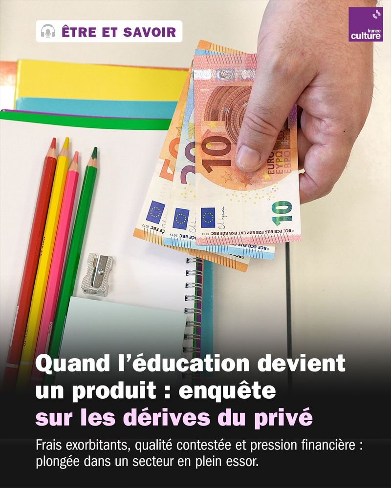 Titre : Quand l’éducation devient 
un produit : enquête 
sur les dérives du privé
Sous-titre : Frais exorbitants, qualité contestée et pression financière : plongée dans un secteur en plein essor.