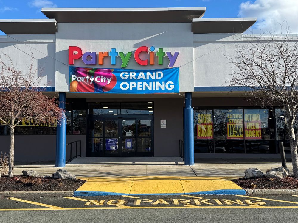 Private equity strikes again. A Party City going out of business just after opening.