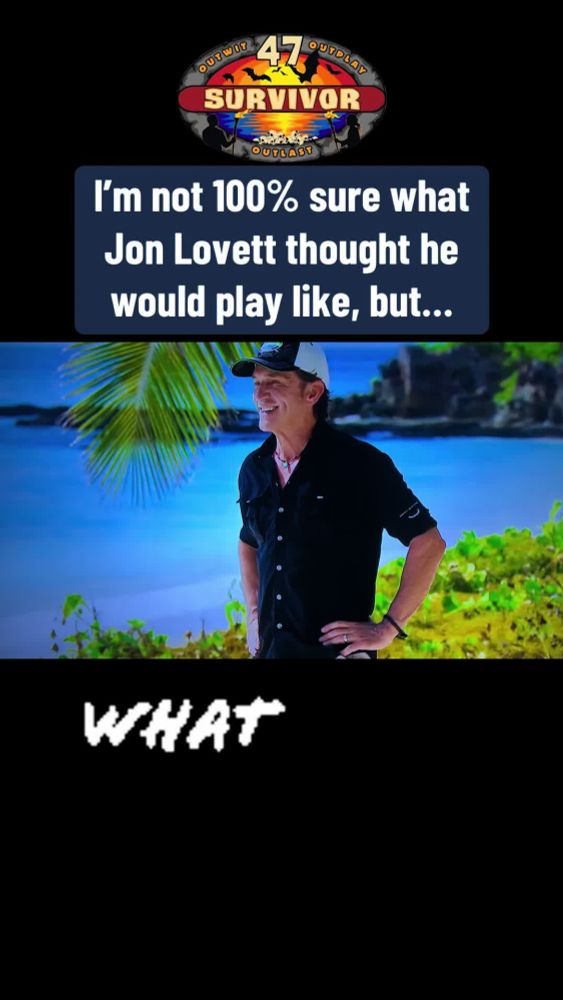 Jon Lovett had some insightful thoughts in the opening moments of Survivor 47. He discussed how their game plans would be fact-checked against reality. He found out the hard way how true that was! #Su...