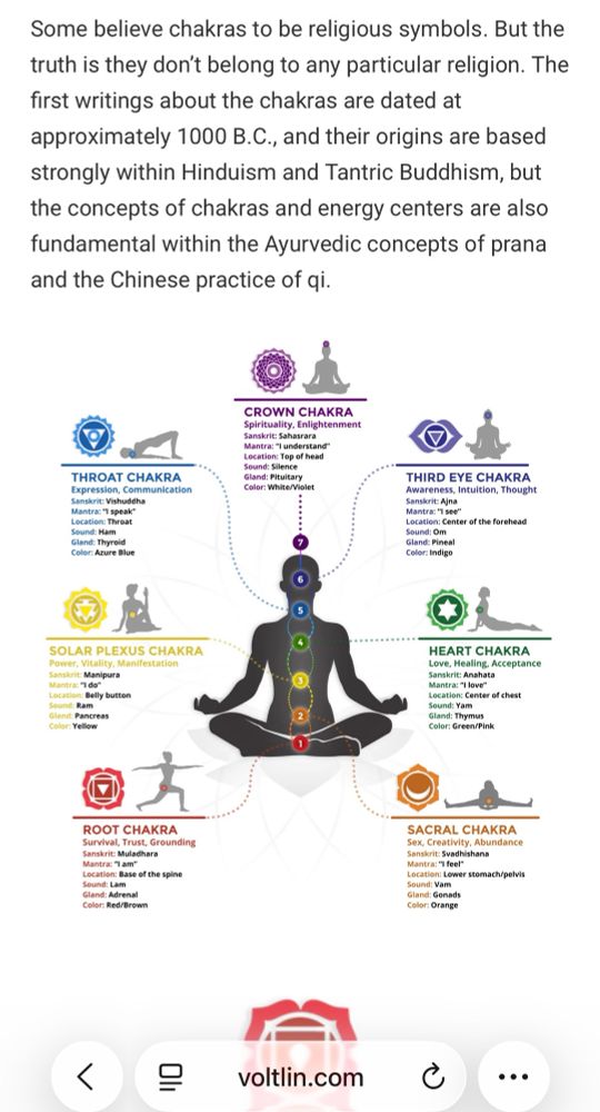 Image of The Seven Chakras along the spine w/diagram & descriptions. 

https://www.voltlin.com/pages/chakras