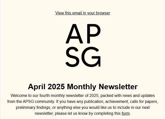 Heading of the newsletter