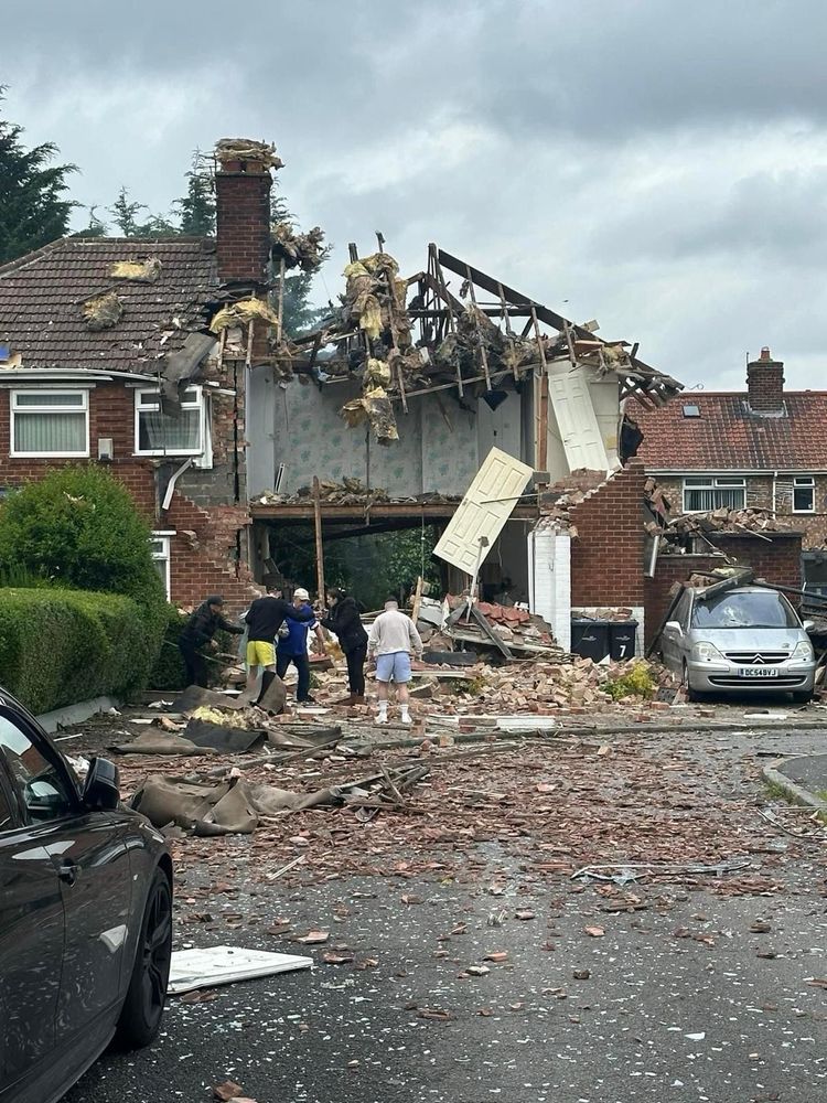 House blown out in boro