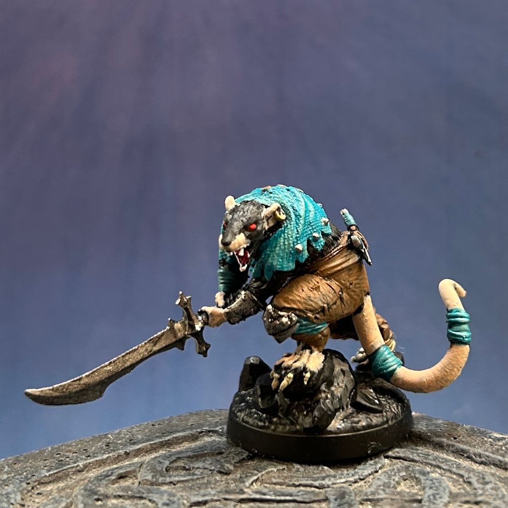 Ratfolk by Dragon Trappers Lodge. Painted by Shdwfriend.