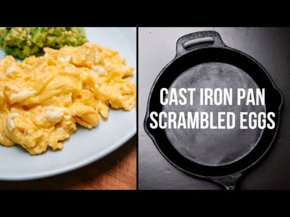 Can you make scrambled eggs in a Cast Iron Skillet | Pan?