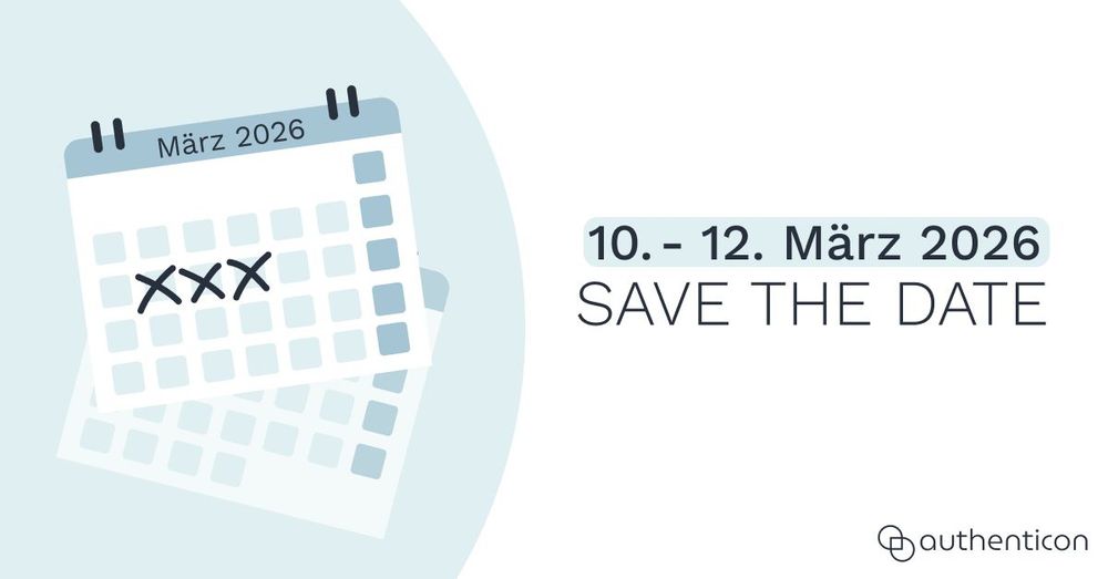 Bild eines Terminkalenders, daneben die Aufschrift "10.-12. März 2026 SAVE THE DATE".