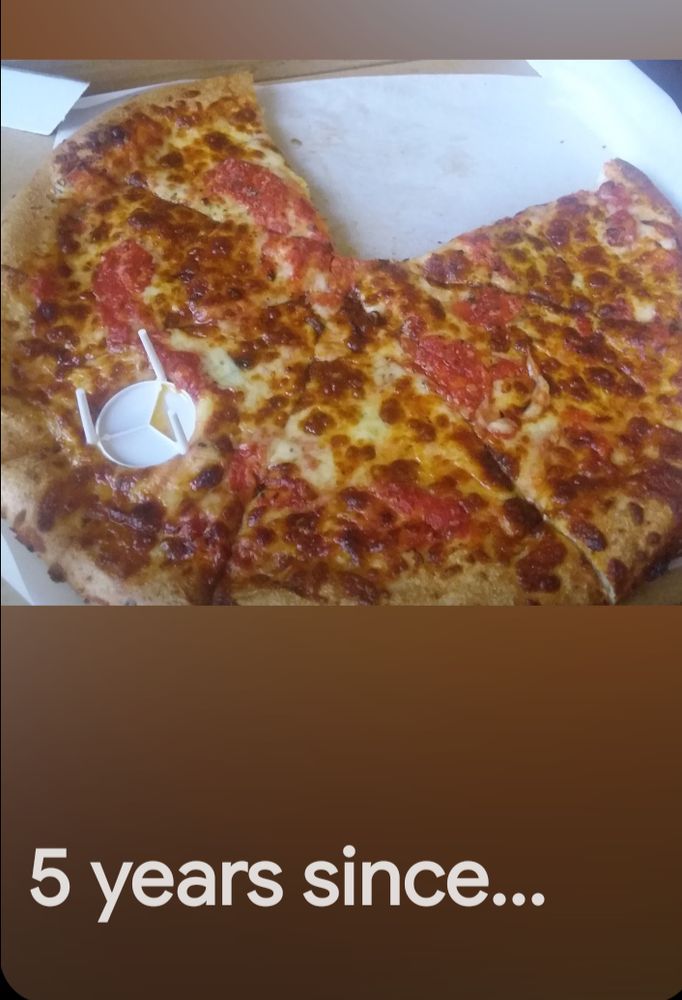 A pizza from five years ago 