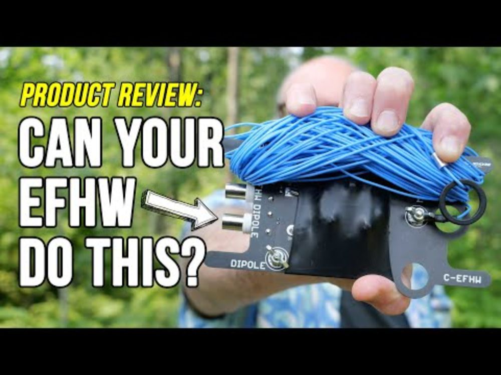 Can your end fed antenna do THIS? Chameleon LINK-D Dipole