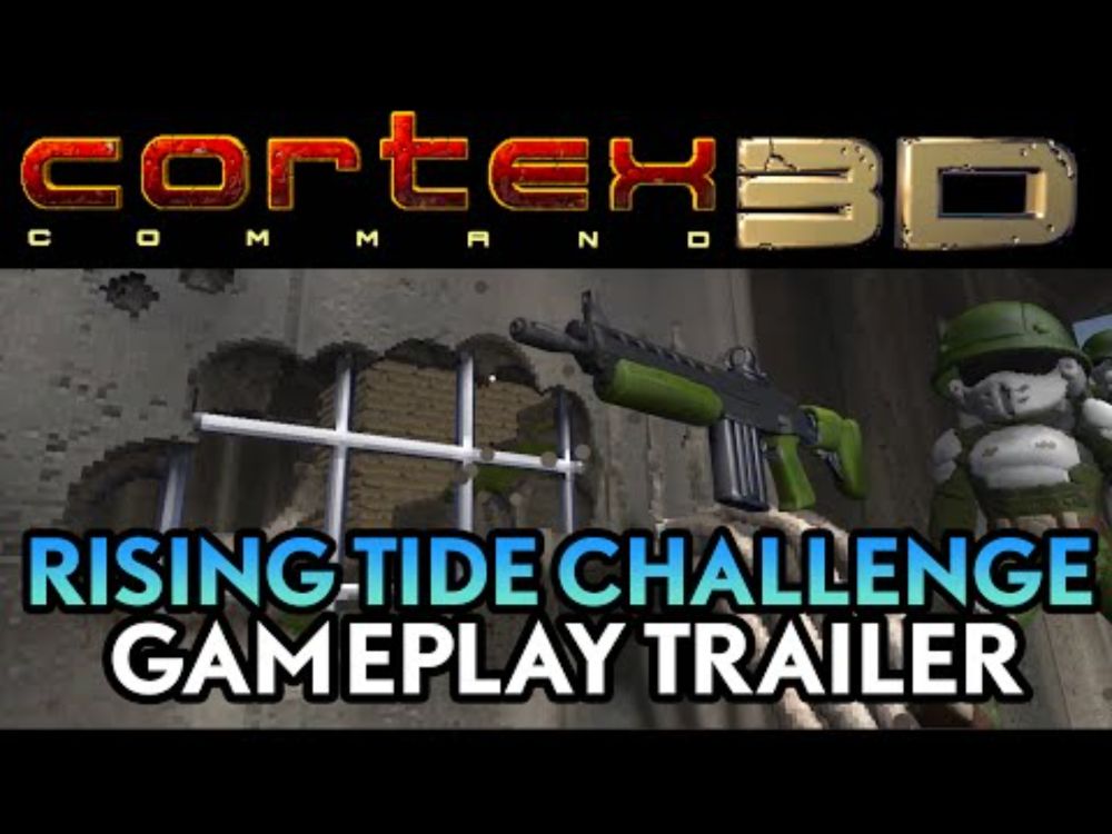 🧠 Cortex Command 3D | 🌊 Rising Tide Challenge Trailer | 🧱 Powered by Virtual Matter™