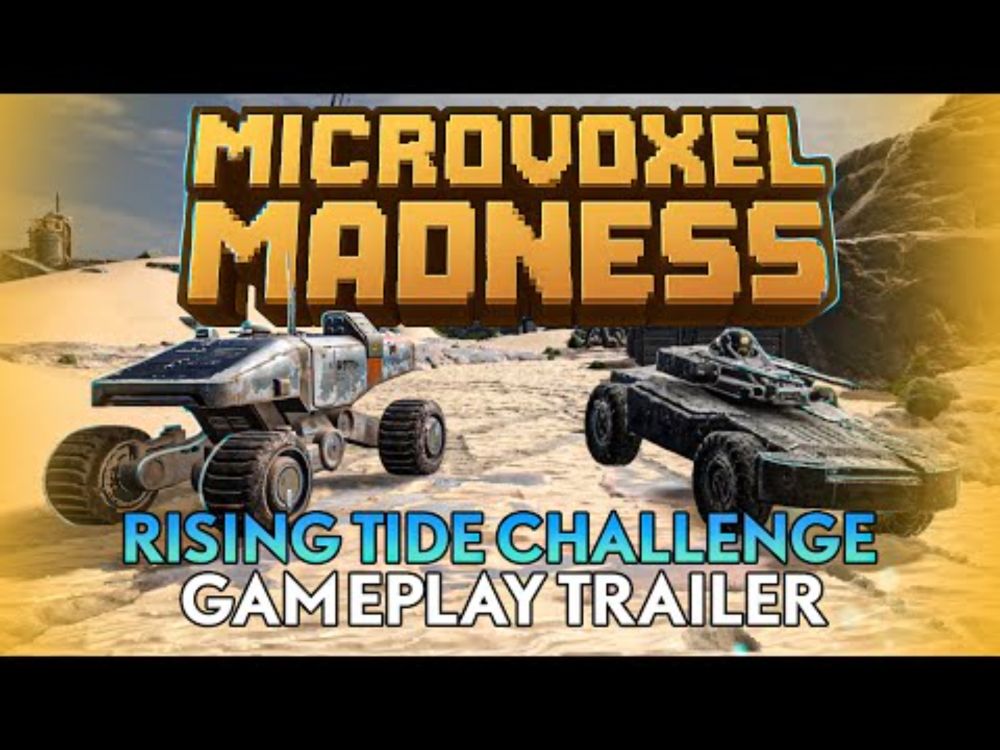 🔥 Microvoxel Madness Game | 🌊 Rising Tide Challenge Trailer | 🧱 Powered by Virtual Matter™
