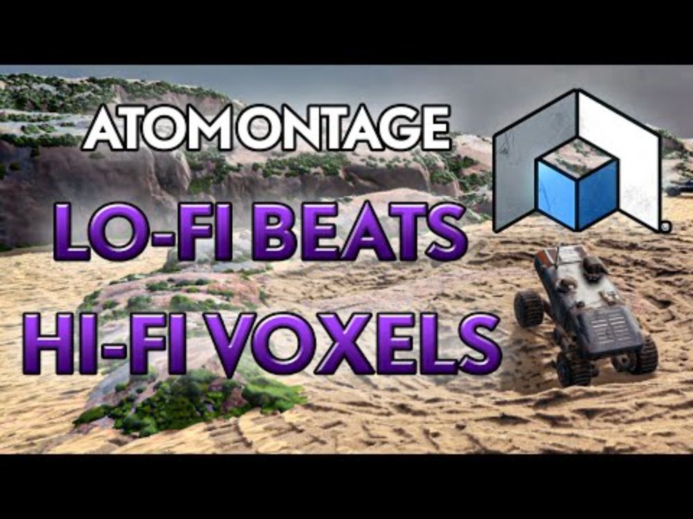 🎧 Hi-Fi Voxels, Lo-Fi Beats 🎶 chill out in a Virtual Matter™ Montage | Atomontage 🎵