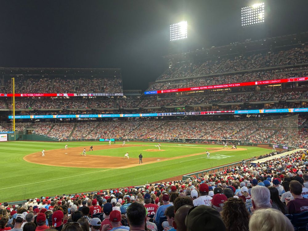 Cristopher Sánchez as viewed from section 136