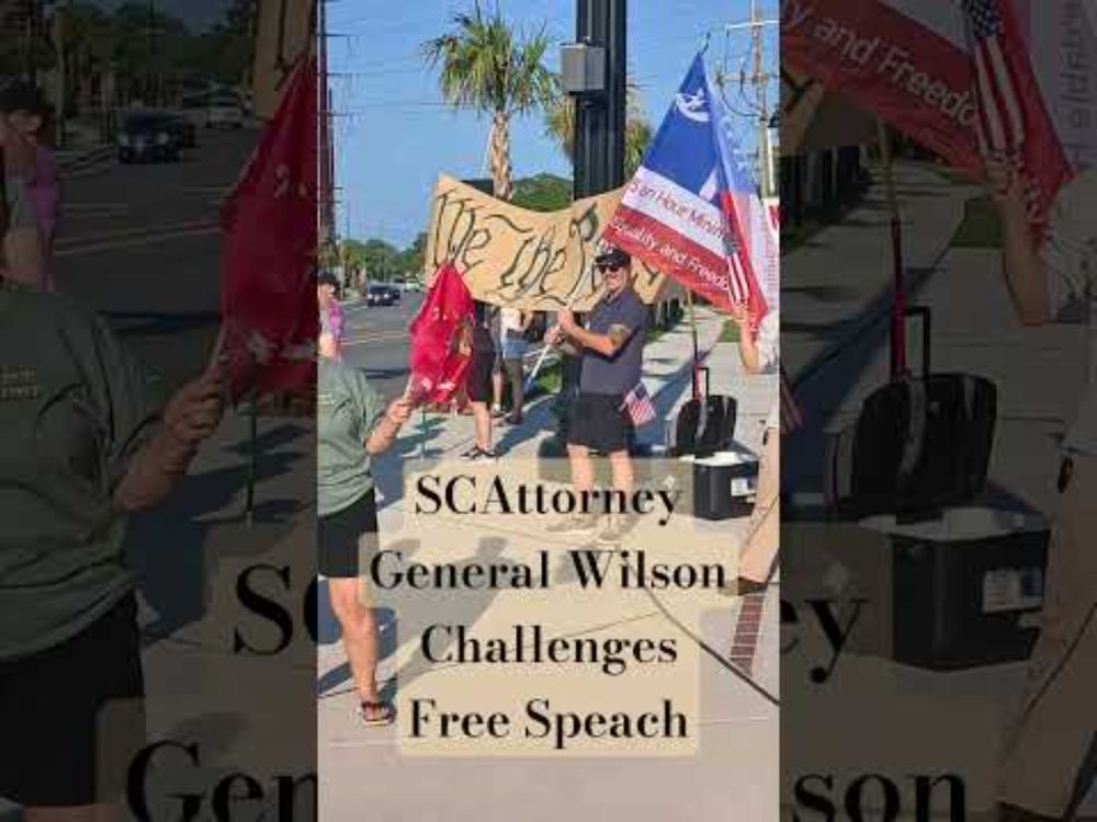 SC Attorney Responds to AG Wilson's Threats to Free Speech, Link to Full statement in description