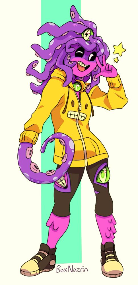 Full body illustration of Zoe from Monster Prom