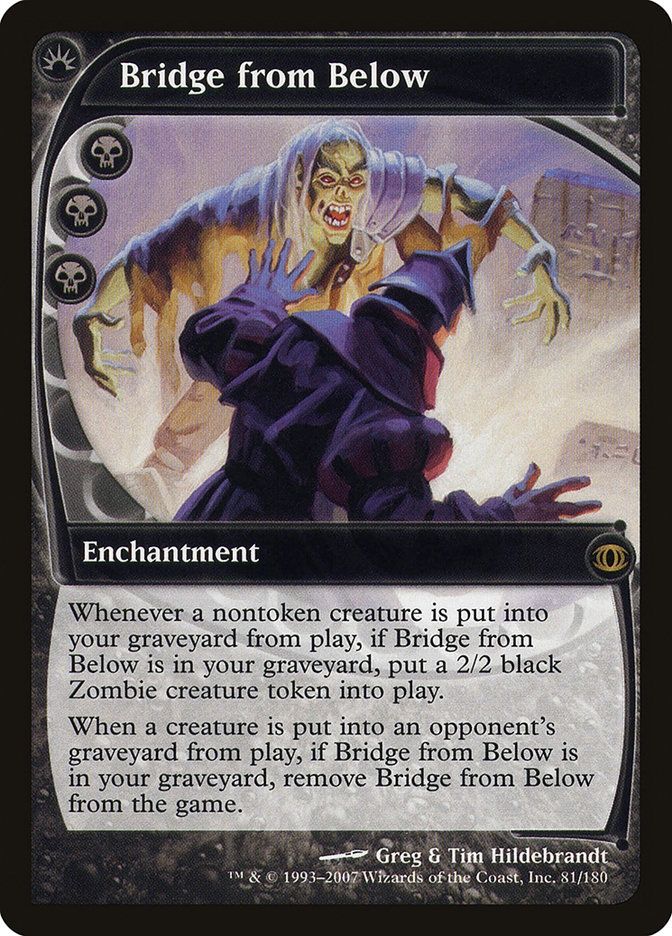 The Magic the gathering card Bridge From Below