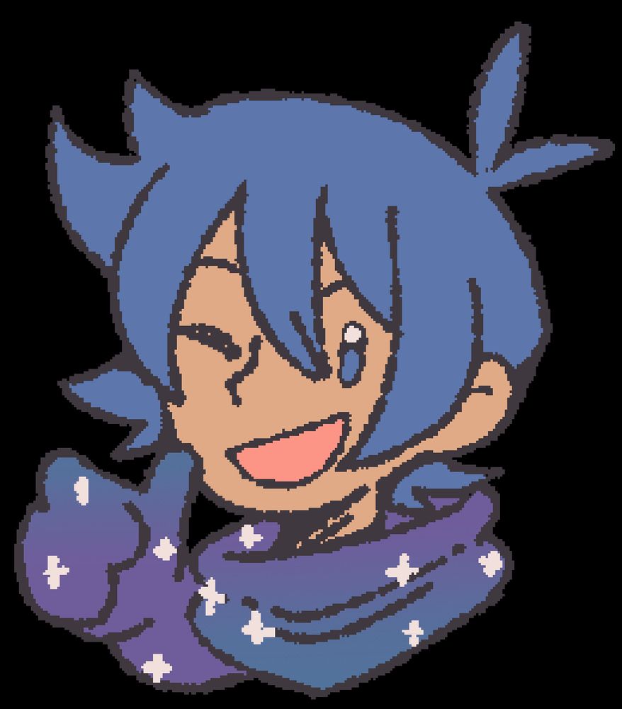 My OC - Edo! Drawn by @ramathal.bsky.social