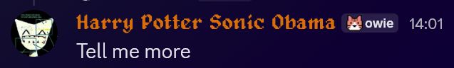 Harry Potter Sonic Obama in gothic font