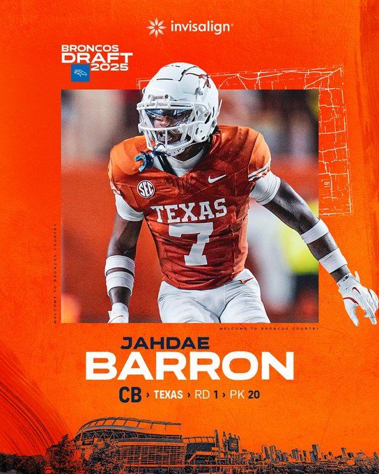 Jahdae Barron CB Texas RD1 PK 20