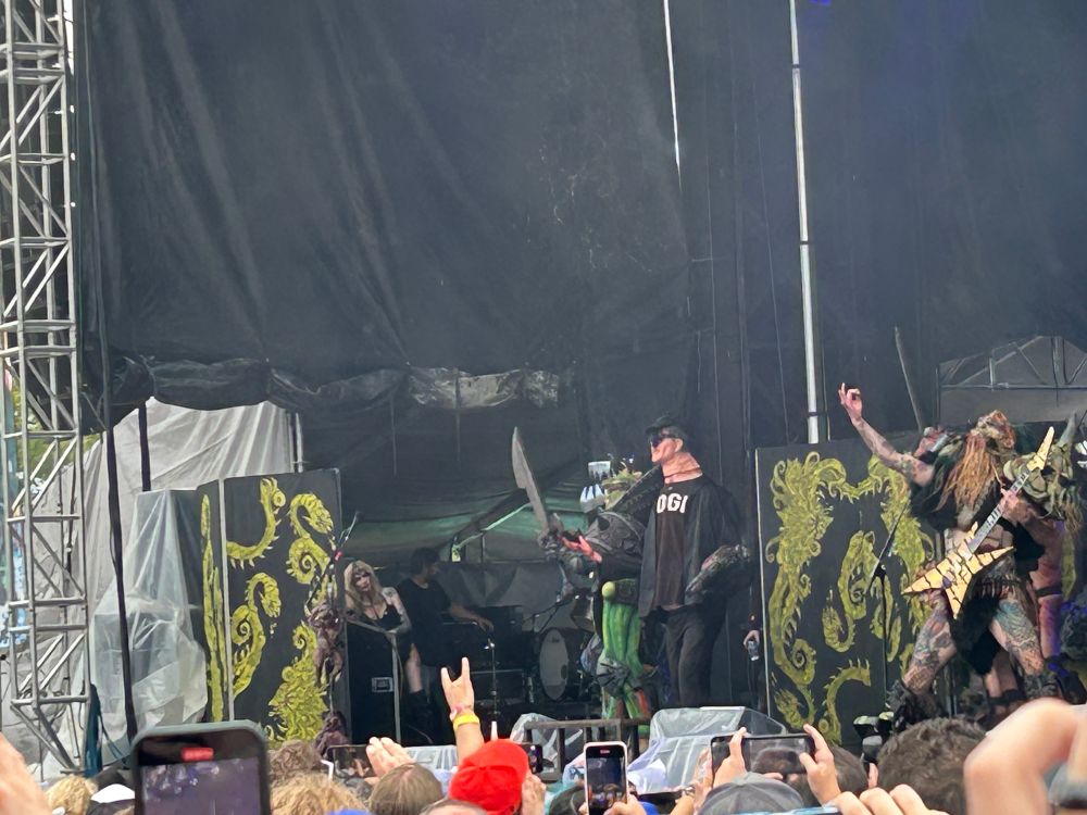 GWAR with Elon at Riot Fest.