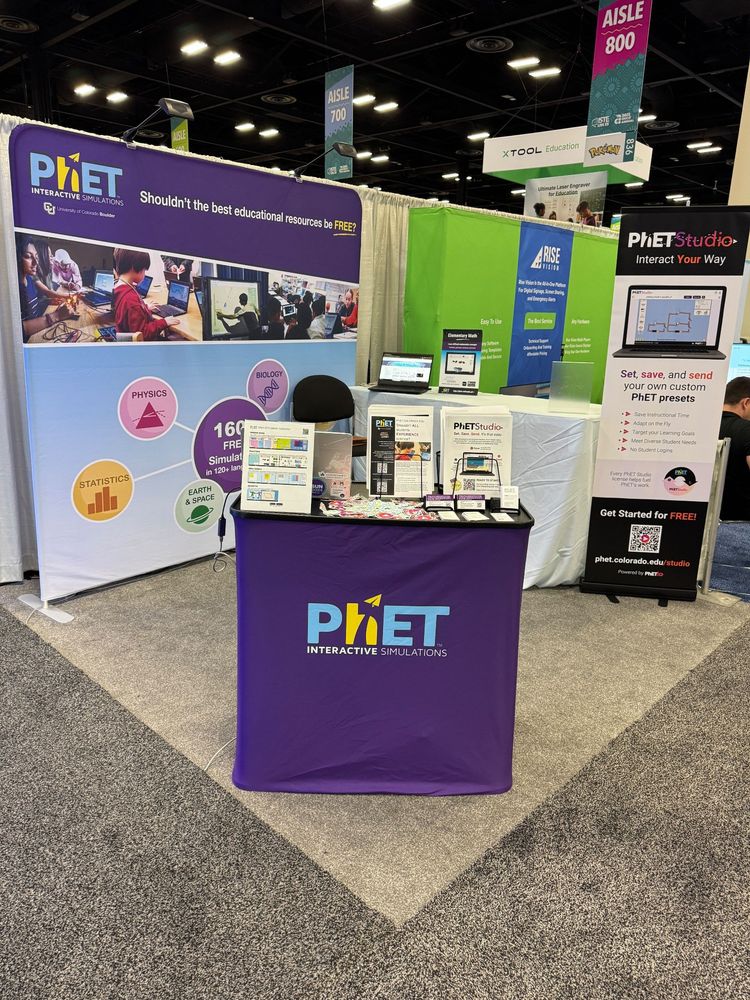 PhET booth at ISTE 2025