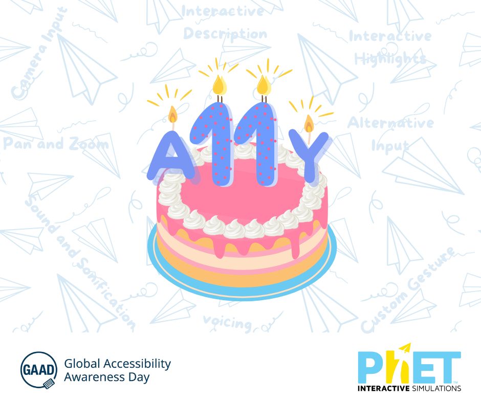A festive birthday cake lit up with candles that spell A-1-1-Y.