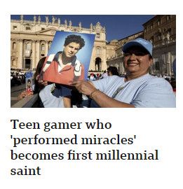 Teen gamer who “performed miracles” becomes first millennial saint