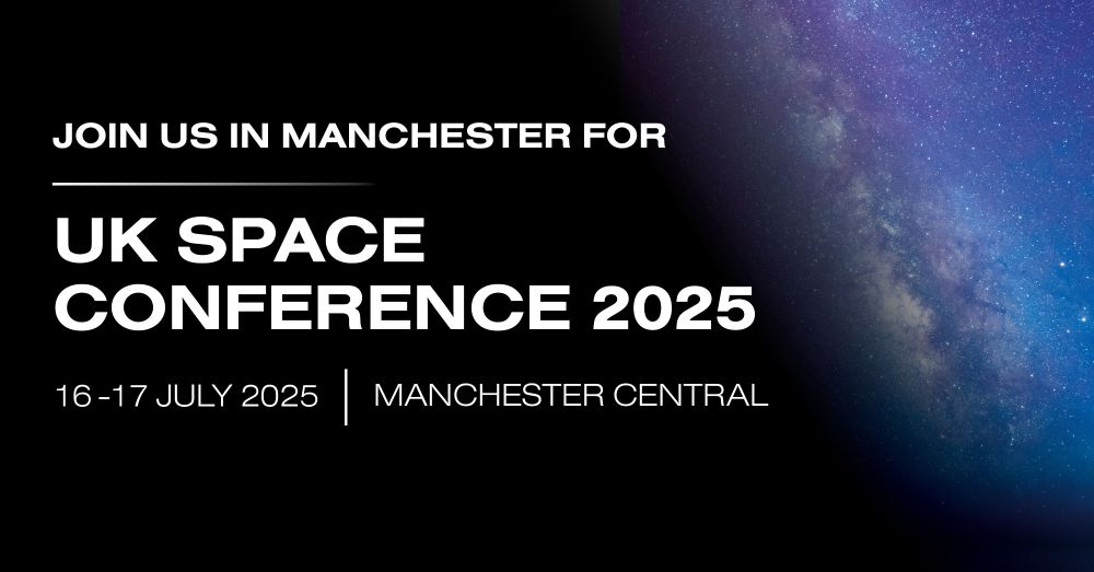 Join us in Manchester for: UK Space Conference 2025. 16-17 July | Manchester.