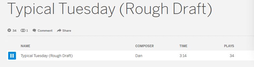 Typical Tuesday (Rough Draft)